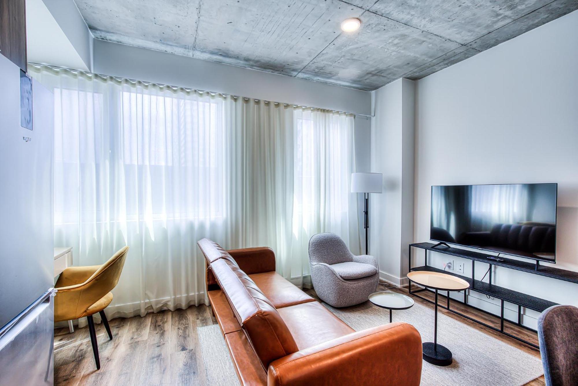 2Br+Gym For Vip Corporate & Students Downtown Mtl Lejlighed Montréal Eksteriør billede