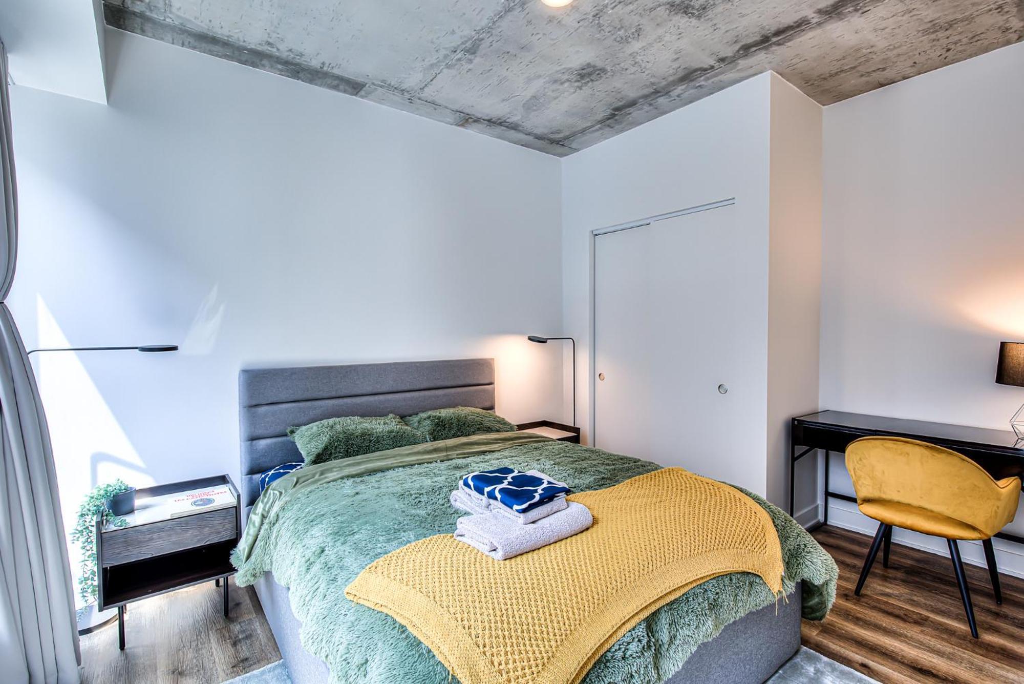 2Br+Gym For Vip Corporate & Students Downtown Mtl Lejlighed Montréal Eksteriør billede